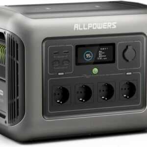 ALLPOWERS R1500 Tragbare Powerstation, 1152Wh LiFePO4 Batterie für Wohnmobil