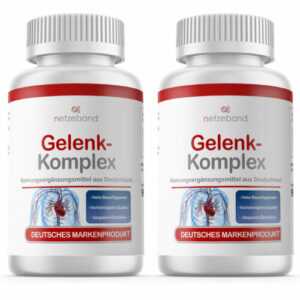 2 Dosen Gelenk Komplex Kollagen + Glucosamin + Hyaluron + Chondroitin + MSM