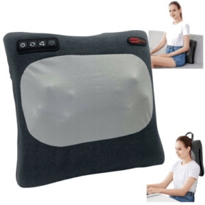 Massagekissen Shiatsu Wärmefunktion Nacken Rücken Massage Kissen kabellos USB