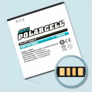 PolarCell HTC 35H00177-00M 35H00190-00M 35H00190-01M Power-Akku Batterie Accu