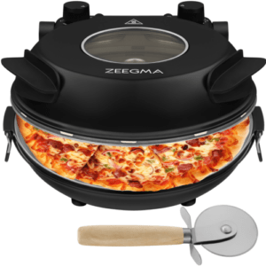 Pizzamaker Zeegma Pizza Chef Elektrischer Pizzaofen Backofen 1200 W 400°C Timer