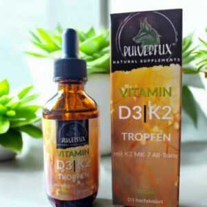 Vitamin D3 + K2 TROPFEN 60ml ! Vegan 99,7% All Trans MK7 1.000I.E. pro Tropfen !