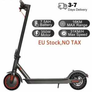 Pro Elektroroller E-Scooter für Erwachsen, Max 31km/h & 16km Reichweite 350W