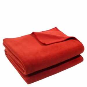 Zoeppritz Soft-Fleece Decke  110x150 cm in Rust  UVP 59,00