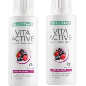 2x LR LIFETAKT Vita Active Rote Früchte Vitamin Drink Obst Gemüse Vitamine B12 D