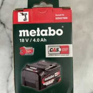 Metabo 18V 4,0Ah Li-Ionen Werkzeug-Akku (625027000)