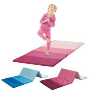 Kinder Turnmatte klappbar 185x76 Gymnastikmatte Sportmatte Weichbodenmatte Yoga