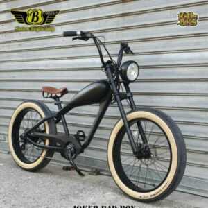 Elektrofahrrad Chopper custom Joker Bobber E-Bike Schwarz Matt Electri Speci