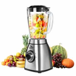 1.8L Standmixer Mixer Blender Glas Smoothie Maker Milch Shaker 6Klinge 1800Watt