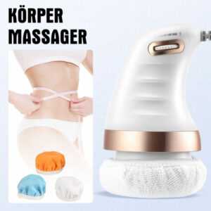 Anti Cellulite Massagegerät mit 3 abnehmbaren und waschbaren Pads für Körper DE