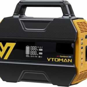 🔋 VTOMAN FlashSpeed 300 Power Station 230 Wh, 300 W, LiFePO4, 6 Steckdosen 🌲