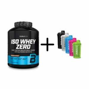 Biotech USA ISO Whey Zero 2270g - Proteinpulver + Gratis Biotech Wave Shaker