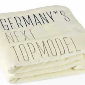 Kuscheldecke GNTM Germanys next Topmodel Wohndecke Wendedecke