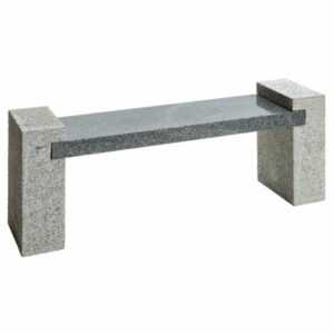 Gartenbank Sitzbank 2-Sitzer aus Granit wetterfest ca. 120 x 45 x 30 cm, Dehner