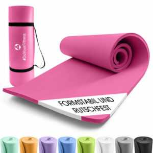 20mm Yogamatte Sportmatte Yoga Pilates Unterlage 186 x 61 cm Gymnastik Matte 2cm