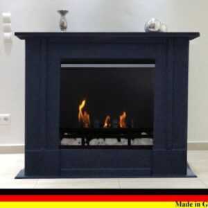 Ethanol und Gelkamin Kamine Fireplace Cheminee Gel Rafael Premium Granit dunkel