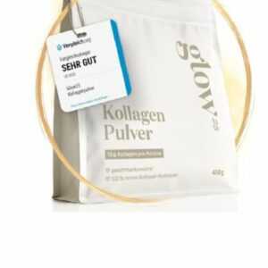 Glow25® Collagen Pulver 450g - Das Original - Premium Kollagen Hydrolysat.,