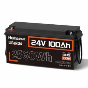 Humsienk 24V 100Ah LiFePO4 Akku Lithium Batterie RV Solar Marine Wohnmobil Boot