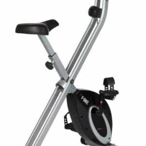 Ultrasport F-Bike Fahrradtrainer klappbarer Heimtrainer LCD schwarz/silber