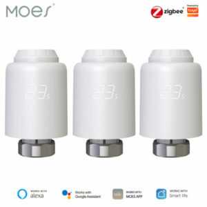 MOES Smart Heizkörperthermostat ZigBee Thermostat Heizkörper Alexa Google APP