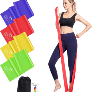 Fokky Fitnessbänder 4er  Resistance Bands, Gymnastikband für Muskelaufbau Pilate