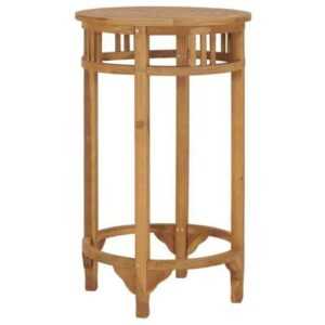 Teak Massiv Bartisch Ø 60cm Stehtisch Bistrotisch Gartentisch Tisch vidaXL