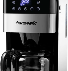 HANSEATIC Kaffeemaschine mit Mahlwerk HCMG105015SD, 1,5l Kaffeekanne,