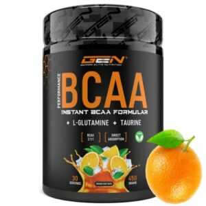 BCAA Performance Pulver 450g Instant BCAAs + L-Glutamin + Taurin -(Orange Juice)