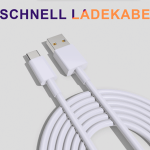 USB C Schnellladekabel 1m Datenkabel für Samsung, Xiaomi, Huawei