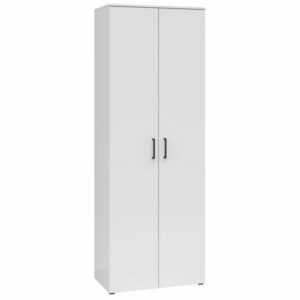 Drehtürenschrank - weiß - 70 cm Kleiderschrank Schrank Schwebetürenschrank