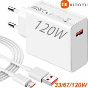 120W Xiaomi Schnell Ladegerät Netzteil USB-C Ladekabel Mi 12/12s/13/13T/ 12T Pro