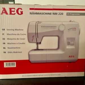 Nähmaschine AEG NM220/ 11220 - NEU! 25 Programme