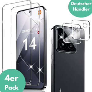 2X Schutzglas für Xiaomi 14 Display Kamera Schutz Hartglas Panzerfolie Glas 9H ✅