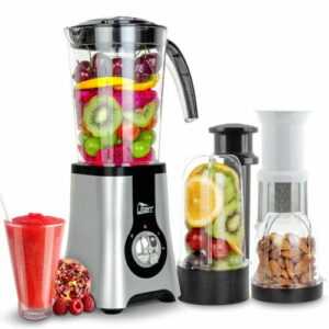 6 in 1 Standmixer Milchshaker Ice-Crusher SmoothieMaker MultifunktionalEdelstahl