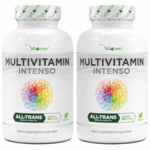 Multivitamin Intenso A-Z - 730 Kapseln (V) - Bioaktive Vitamine + Mineralien