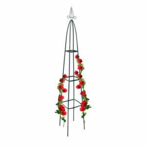 Rankturm metall Klettergerüst Freistehende Ranksäule Blumenstütze 1,5 kg