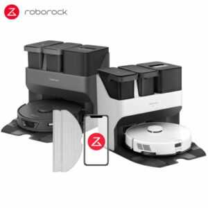 Roborock S7 Max Ultra Saugroboter mit Wischroboter,All-in-One Dock,5500Pa,LDS