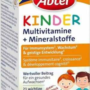 Abtei Kinder Multivitamine + Mineralstoffe - Ab 3 Jahren - 75 Schmelztabletten