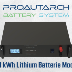 2,1kWh Solar Speicher Lithium Modul ProAutarch Batterie System 24-2100-25