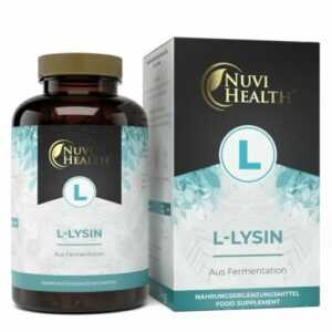 L-Lysin - 365 Kapseln - vegan + Hochdosiert - 1500mg / Tagesportion MHD 12/24