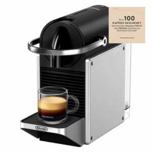 DeLonghi EN127.S Pixie Re-Design silber Nespresso Kaffeemaschine 19 Bar