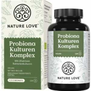 Probiona Komplex Kapseln Nature Love (120 Kapseln / 2 Monate) 61g (32,77€/100g)