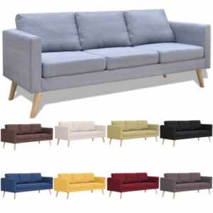 3-Sitzer Sofa Polstersofa Loungesofa Couch Sofagarnitur Stoffsofa Sitzmöbel