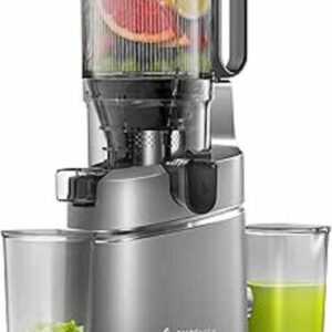 AMZCHEF Automatischer All-in-One Entsafter 135MM Öffnung 1,8L Entsafter NEU ovp