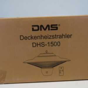 DMS DHS1500 1500w Infrarot Deckenheizstrahler  Silber Neu Inkl.Rechnung