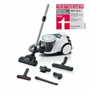 Bosch BGC41XHYG Beutelloser Staubsauger Weiß Serie 6 Bodenstaubsauger 750 Watt