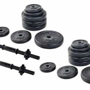 OnWay Hantelstangen Fitness Training 2 x 15kg Set OW1304 Kurzhantel Hanteln