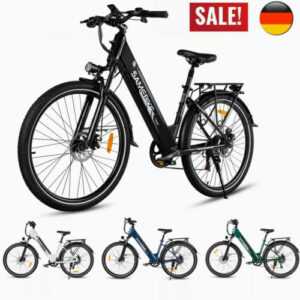 Herren/Damen e Bike 27.5" E-fahrrad City bike Hinterradmotor 540Wh Elektrofahrad