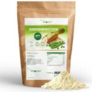 ERBSENPROTEIN 2,2kg / 2200g - 87% Proteingehalt - Vegan Protein-isolat Erbsen