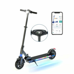 Elektro-Scooter Kinder 8-16 Jahren Faltbarer Elektroroller Schwarz 25 km/h 250W